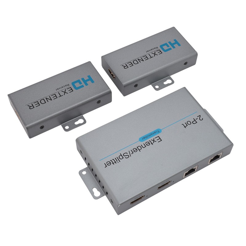 HD Multimedia Interface Extender Splitter 1x2 1080P 60Hz Extending 164ft