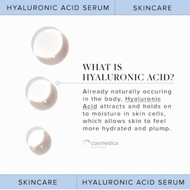 Hyaluronic Acid Serum for Skin- 100% Pure-Anti-Aging Serum- Intense Hydration + Moisture, Non-greasy, Paraben-free-Best Hyaluronic Acid for Your Face (Pro Formula)