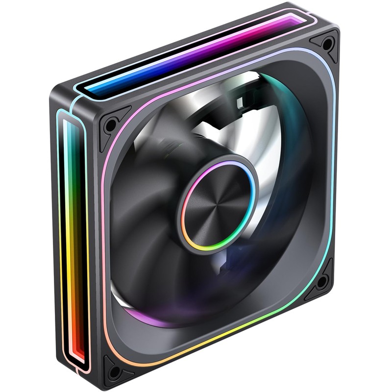 JONSBO ZA-120BR (Reverse) PC Case Fan, Reverse Blade,Silent Computer ARGB