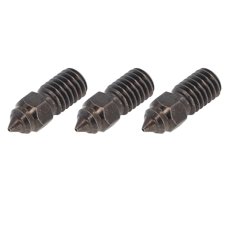 3Pcs Hardened Steel Nozzle High Speed 1.75MM 0.4mm for ENDER
