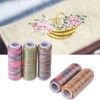 5 x Multicolour Gradient Sewing Quilting Embroidery Thread Spools Garment