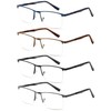 JOLISU 4 Pack Blue Light Blocking Reading Glasses for Men,