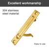 senharvest Pocket Door Edge Pull Gold - Hidden Edge Handles
