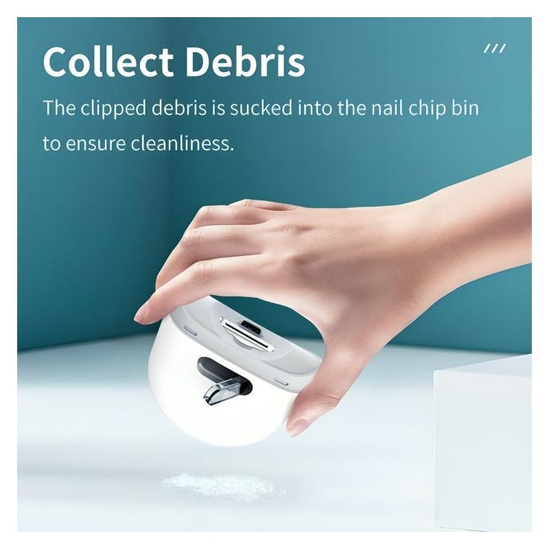 Automatic Electric Nail Clipper, 2 Speed Fingernail Trimmer, Electric Nail