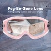 UKNOW Safety Goggles Over Glasses - Anti-Fog Clear Lens -