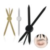 HOTWE Brow Measuring Tool for Mapping, Stainless Steel Compass Eyebrow