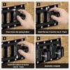 5 Pack E-Track Tool Holders|E Track Accessories for Enclosed Trailer