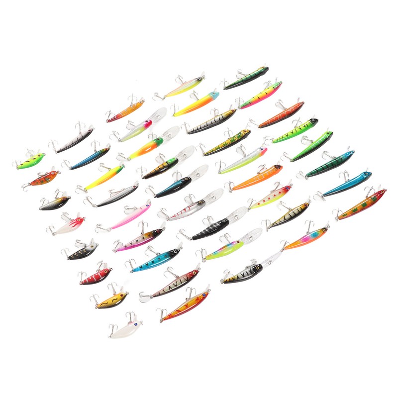 43Pcs Fishing Lure Kit Minnow Artificial Bait Universal Simulation Lure