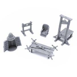 Torture Tools by Printable Scenery, 3D Printed Tabletop RPG Scenery and Wargame Terrain 28mm Miniatures