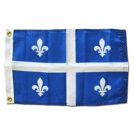 Quebec - 12 in x 18 in Nylon Canadian Province Flag