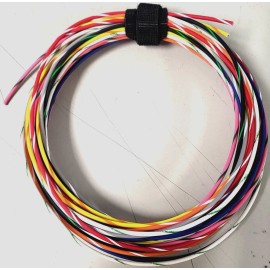 ACDC AUTOMOTIVE WIRE 18 AWG HIGH TEMP GXL STRANDED 8 STRIPED COLORS 5 FT EA LOT B