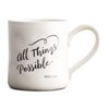 DaySpring - All Things Possible - Inspirational Hand-Thrown Ceramic Mug (71456)