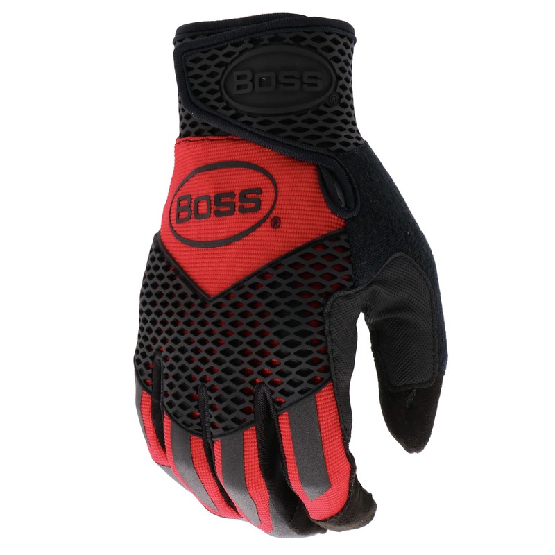 Boss Men's Extra Protection High Performance Work Glove, Reinforced Palm