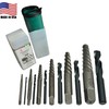 Cleveland Twist Drill C00910 Ezy-Out 12 Piece Screw Extractor Set