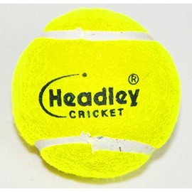 Headley Cricket Ball Heavy Tennis Balls (Yellow, 6-Pack)