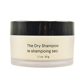 CROWN AFFAIR The Refillable Dry Shampoo Powder with Kabuki Brush – Talc-Free Formula for Oily Scalps, Volume & Freshness – For Fine, Medium, and Thick Hair – 1.1 oz / 30 g