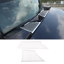 Car Air Flow Intake Cover Fit for 2003-2009 Hummer H2 Decorative Exterior Car Styling Cover,Auto Vent Air Flow Fender Decoration Sticker,Car Hood Scoop