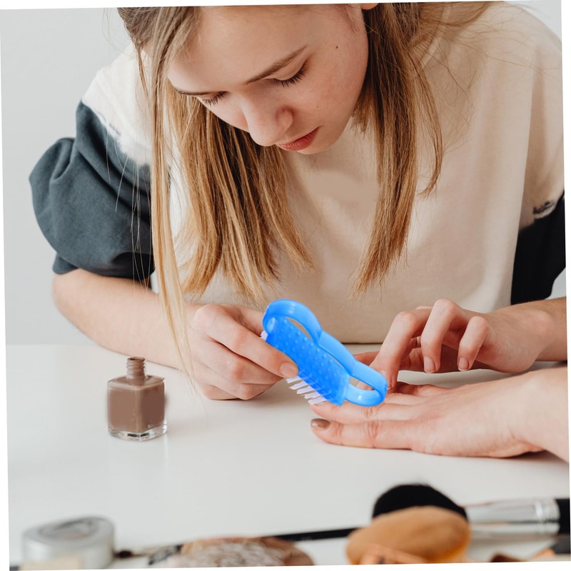 IWOWHERO 10pcs Nail Cleaning Brushes Nail Scrub Brush Hands and
