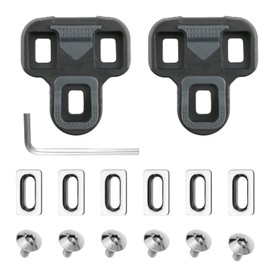 Bike Cleats Compatible wit Look KEO Bike Grip Cleats, Bicycle Cleats for Cycling Shoes, Indoor Outdoor Peleton Spin Cycling, Anti-Slip TPU Surface