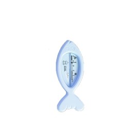 Lizzy Fish Shaped Bath Thermometer Baby Adult Water Temperature Fun Toy Water Thermometer, Temperature Testing Essential for Infant Care (Light Blue)