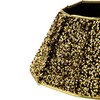 26" Sequins Hexagonal Christmas Tree Collar Gold