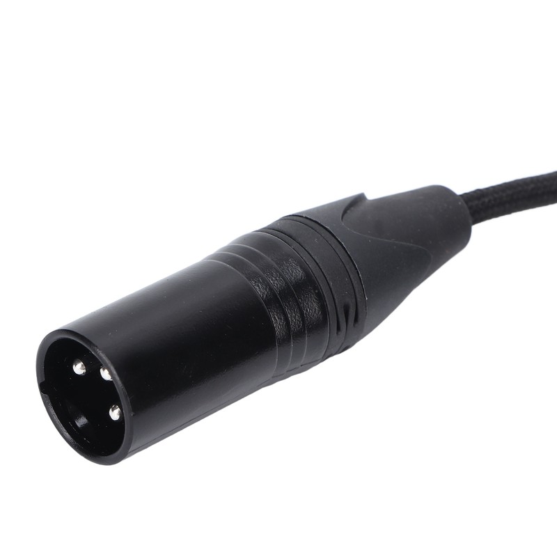 3.5mm Female to 3 Pin XLR Male Cable 24K Gold