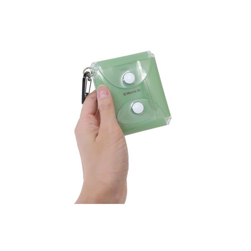 Miffy miffy0023 Clear Pouch with Carabiner, Accessory Case, Earphones, Pouch,