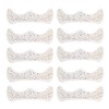Poemtian 10pcs Glitter Freckles Face Tattoo, Gold Star & Dot