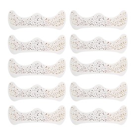 Poemtian 10pcs Glitter Freckles Face Tattoo, Gold Star & Dot Freckles for All Ages
