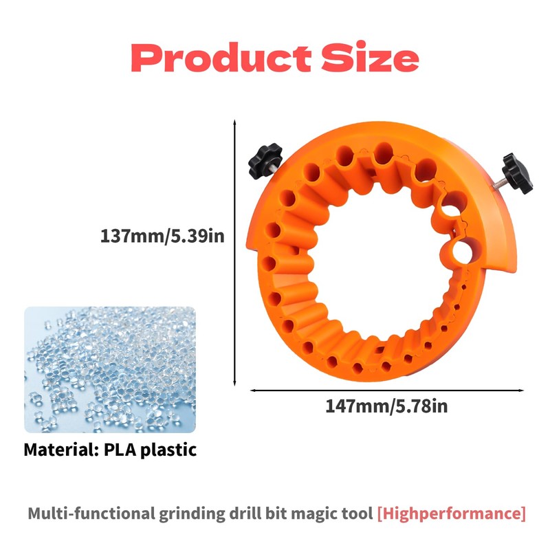 LUMOOM Drill Sharpener Tool, 2 to 13 mm Drill Bits