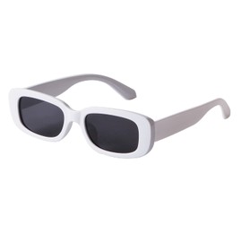 ADE WU Slim Sunglasses Women Men Rectangular 90s Retro Glasses UV Protection Sunglasses Vintage Fashion