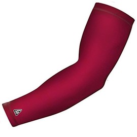B-Driven Sports Athletic Arm Sleeve For Youth Basketball, Football, Baseball & Other Athletic Training, Throwing, Pitching. Help prevent Injury, Pain. Maroon