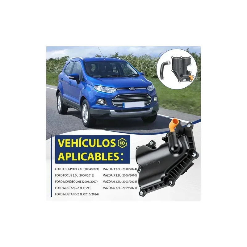 Valvula Pcv Base Focus Ecosport Mazda3 5 6 Mustang2.0 2.3