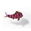 Real Sticky Mahi Fish Sticker Hawaii Flower Cup Laptop Cup