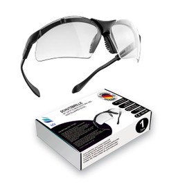 kela Pack of 1 SKY I Safety Glasses, 100% Made in Germany, Shatterproof, Scratch-Resistant Work Safety Glasses with UV400 and Integrated Side Protection, Sports Glasses, Height- and Length-Adjustable