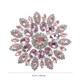 SHINEOFI Coser En Diamantes De Imitación Coser Diamantes De Imitación De Cristal Vidrio Para Manualidades Ropa Joyería Broche Parche De Ropa Creativa Parche De Pedrería Para DecoracióN De Ropa