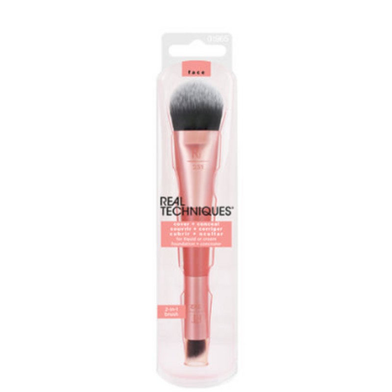 Real Techniques Makeup Cover + Concealer Dual Brush / 리얼테크닉스