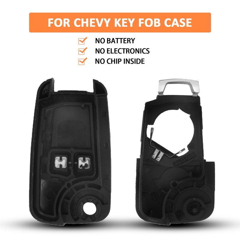 FT FUNTOR Suitable for 2 keys Vauxhall key replacement housing