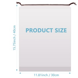 100 PCS Translucent Shoe Bags for Travel, Large Portable Shoe Bags with Drawstring, for Rainy Days Out (White)