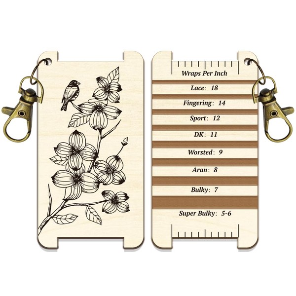 arricraft 1 Pc Dogwood Branch Bird Spinning Control Card, Plant
