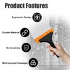 Ziciner Small Silicone Window Squeegee, Car Windshield Water Blade Squeegee,