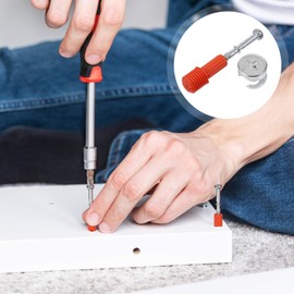 TEHAUX 30sets Furniture Connector Cam Locking Bolt Kit for Cabinets Wardrobes and Desks Dowel Hardware Connections Easy Assembly for Various Styles