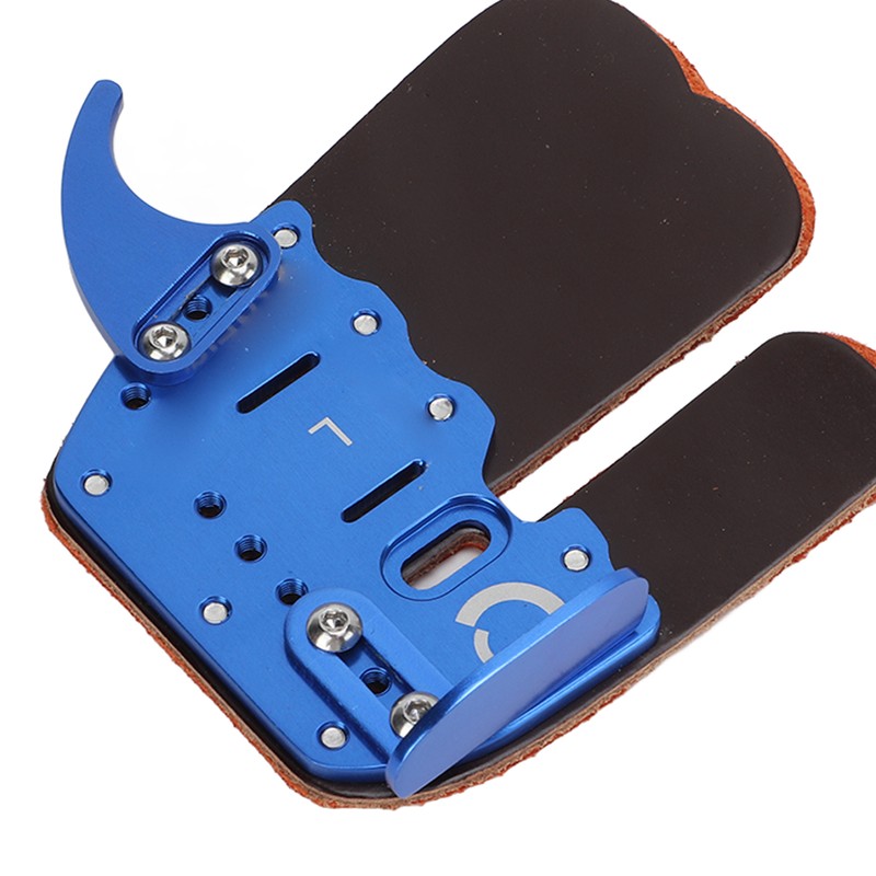 Rustic Leather Archery Finger Tab Right Hand Archery Finger Guard
