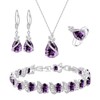LMXXVJ - Juego de joyas para mujer, con forma de