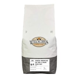 Sumatra Mandheling French Roast Fair Trade & Organic 5 Pound Ground