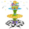3-Tier 2nd Birthday Cartoon Story Cupcake Stand Rocket Theme Party