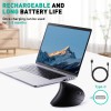 Jykeymout Bluetooth and 2.4G (2-in-1) Rechargeable Wireless Mouse, Ergonomic Vertical