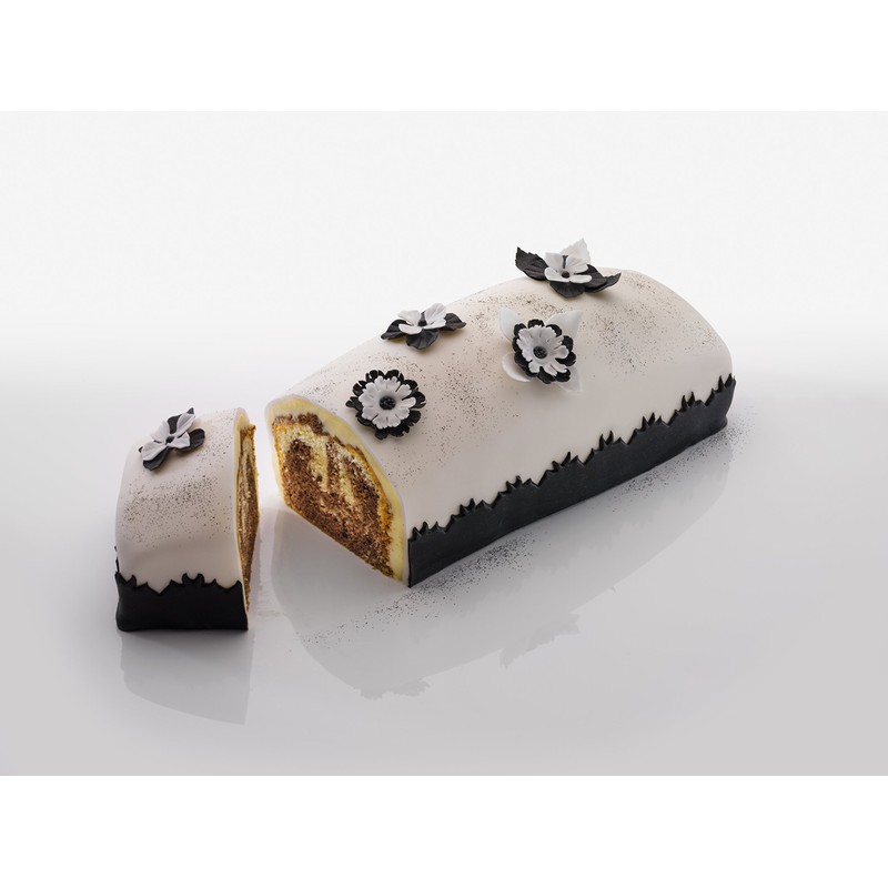 Zenker 7818 Crème Noir Loaf Tin Diameter 30 cm Stainless