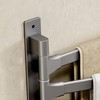 Swivel Towel Rack 4 Arms Thickened Space Aluminum 180 Degrees