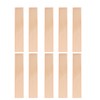 Exceart 10pcs Rectangle Wood Boards Unfinished Wood Boards Sheets Carving